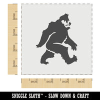 Bigfoot Sasquatch Mythical Creature Cryptid Walking Wall Cookie DIY Craft Reusable Stencil