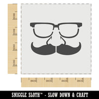 Funny Glasses with Nose and Mustache Wall Cookie DIY Craft Reusable Stencil