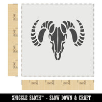 Ram Skull with Curved Horns Wall Cookie DIY Craft Reusable Stencil