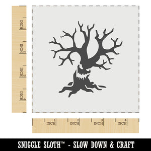 Spooky Scary Tree Monster Halloween Wall Cookie DIY Craft Reusable Stencil