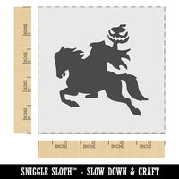 Headless Horseman Halloween Wall Cookie DIY Craft Reusable Stencil