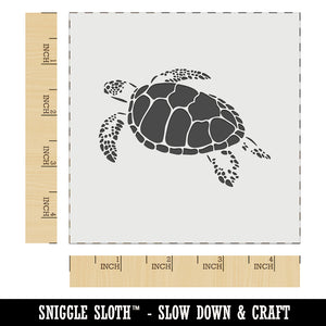 Swimming Sea Turtle Wall Cookie DIY Craft Reusable Stencil