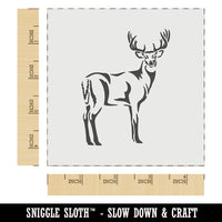 White-Tailed Deer Buck Hunting Forest Animal Wall Cookie DIY Craft Reusable Stencil