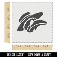Plague Doctor Crow Raven Mask with Hat Wall Cookie DIY Craft Reusable Stencil