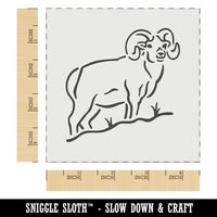 Bighorn Sheep Ram Wall Cookie DIY Craft Reusable Stencil