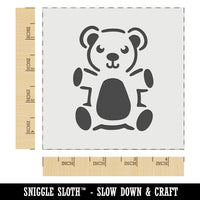 Cuddly Teddy Bear Wall Cookie DIY Craft Reusable Stencil