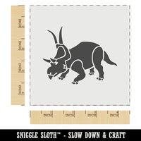 Diabloceratops Dinosaur Wall Cookie DIY Craft Reusable Stencil