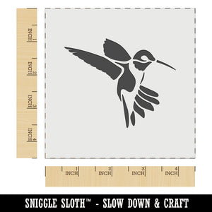 Fluttering Hummingbird Wall Cookie DIY Craft Reusable Stencil