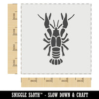 Crawdad Crayfish Mudbug Crustacean Wall Cookie DIY Craft Reusable Stencil