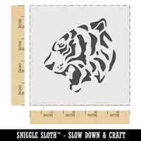 Ferocious Bengal Tiger Head Side View Wall Cookie DIY Craft Reusable Stencil