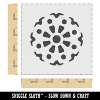 Mechanical Gear Cog Machine Wheel Wall Cookie DIY Craft Reusable Stencil