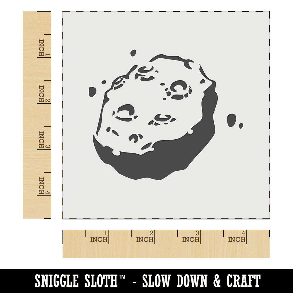 Meteorite Asteroid Space Rock Debris Wall Cookie DIY Craft Reusable Stencil