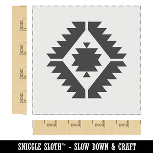 Southwestern Diamond Triangle Pattern Wall Cookie DIY Craft Reusable Stencil