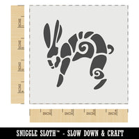 Southwestern Style Tribal Jackrabbit Hare Bunny Wall Cookie DIY Craft Reusable Stencil