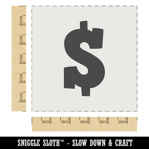 Dollar Sign Money Symbol Wall Cookie DIY Craft Reusable Stencil