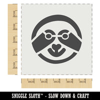 Sloth Face Wall Cookie DIY Craft Reusable Stencil