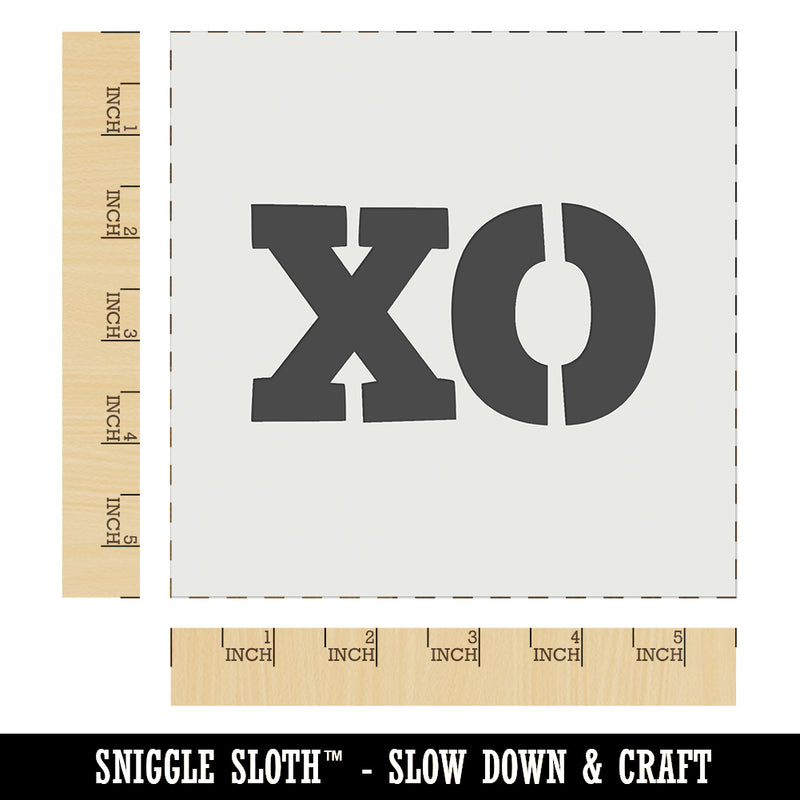 XO Hugs Kisses Wall Cookie DIY Craft Reusable Stencil