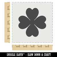 Four Leaf Clover Lucky Solid Wall Cookie DIY Craft Reusable Stencil