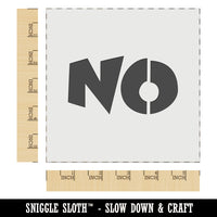 No Text Wall Cookie DIY Craft Reusable Stencil