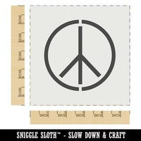 Peace Sign Wall Cookie DIY Craft Reusable Stencil