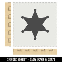 Sheriff Policeman Badge Wall Cookie DIY Craft Reusable Stencil