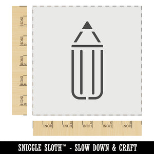 Stubby Pencil Wall Cookie DIY Craft Reusable Stencil