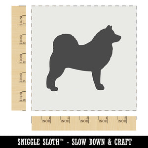 Alaskan Malamute Dog Solid Wall Cookie DIY Craft Reusable Stencil