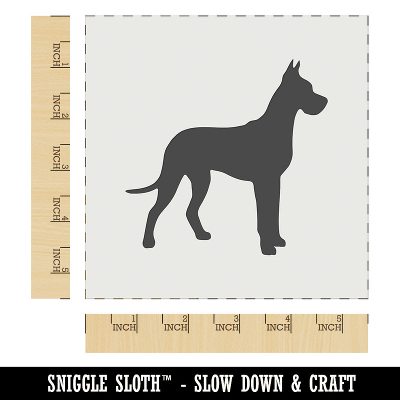 Great Dane Dog Solid Wall Cookie DIY Craft Reusable Stencil