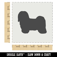 Havanese Dog Solid Wall Cookie DIY Craft Reusable Stencil