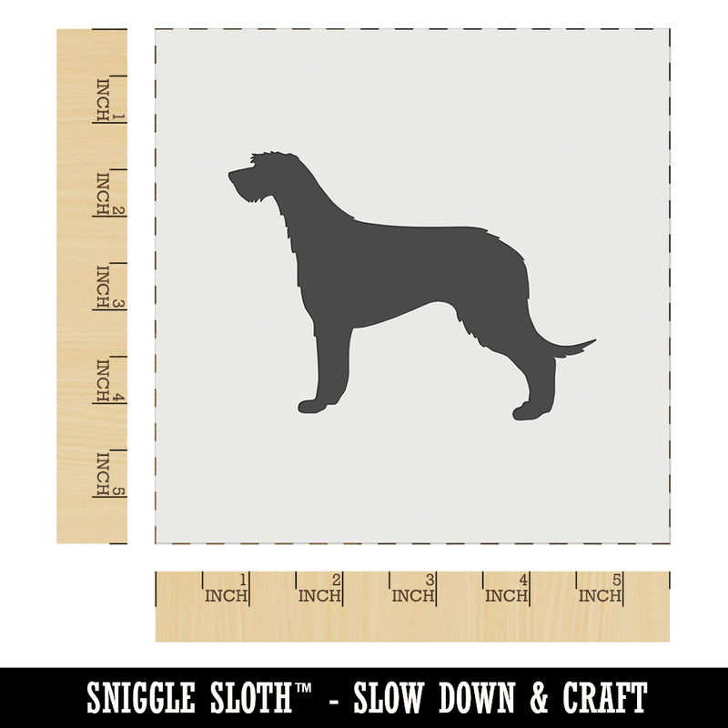 Irish Wolfhound Dog Solid Wall Cookie DIY Craft Reusable Stencil