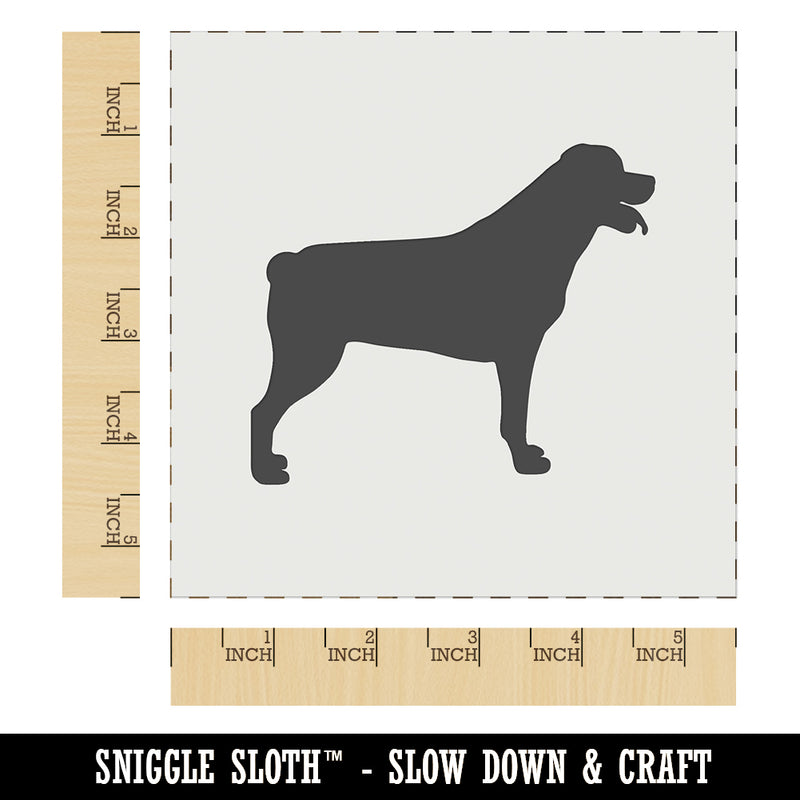 Rottweiler Dog Solid Wall Cookie DIY Craft Reusable Stencil