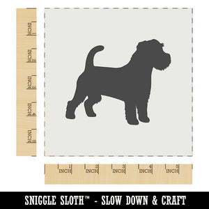 Rough Coated Jack Russell Terrier Parson Dog Solid Wall Cookie DIY Craft Reusable Stencil