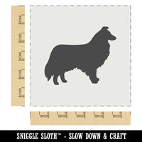 Rough Collie Dog Solid Wall Cookie DIY Craft Reusable Stencil