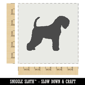 Soft Coated Wheaten Terrier Dog Solid Wall Cookie DIY Craft Reusable Stencil