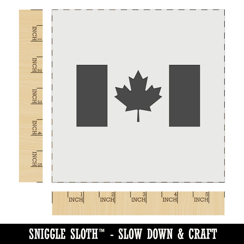 Canada Flag Wall Cookie DIY Craft Reusable Stencil