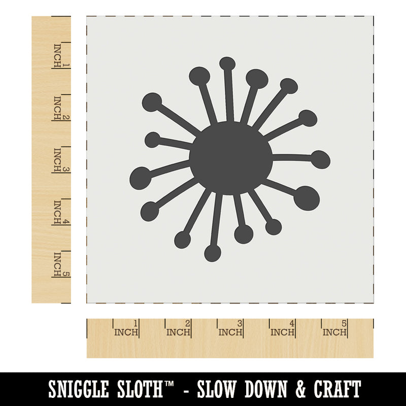 Dandelion Doodle Wall Cookie DIY Craft Reusable Stencil