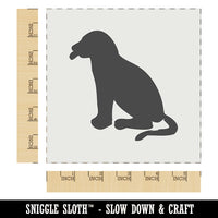 Dog Puppy Tongue Out Sitting Wall Cookie DIY Craft Reusable Stencil