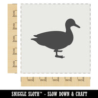 Duck Standing Solid Wall Cookie DIY Craft Reusable Stencil