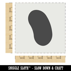 Jelly Bean Solid Wall Cookie DIY Craft Reusable Stencil