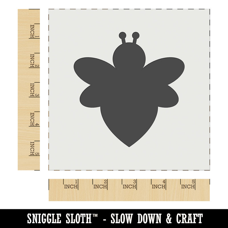 Cute Bumble Bee Solid Wall Cookie DIY Craft Reusable Stencil