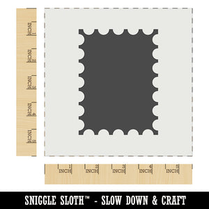 Postage Stamp Border Wall Cookie DIY Craft Reusable Stencil