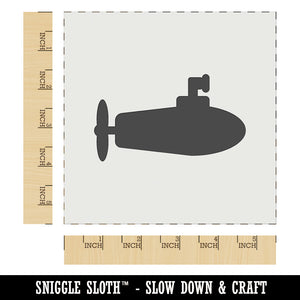 Submarine Doodle Wall Cookie DIY Craft Reusable Stencil