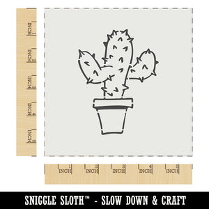 Cute Prickly Cactus Wall Cookie DIY Craft Reusable Stencil