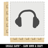 Headphones Ear Solid Wall Cookie DIY Craft Reusable Stencil