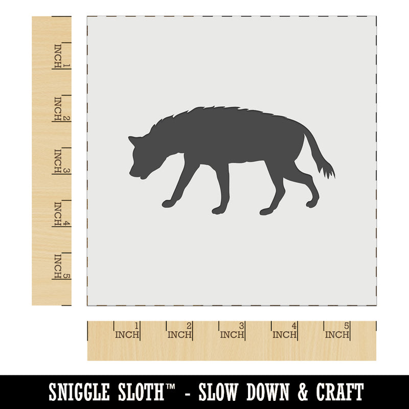 Hyena Solid Wall Cookie DIY Craft Reusable Stencil