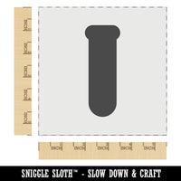 Science Glassware Test Tube Solid Wall Cookie DIY Craft Reusable Stencil