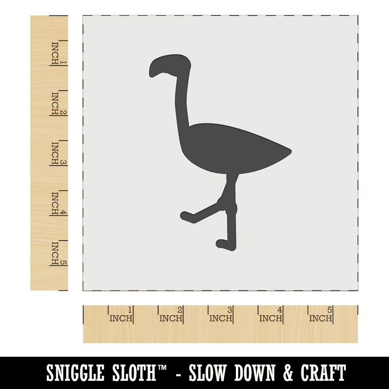 Flamingo Bird Solid Wall Cookie DIY Craft Reusable Stencil