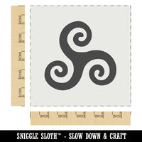 Triskele Triskelion Triple Spiral Celtic Symbol Wall Cookie DIY Craft Reusable Stencil