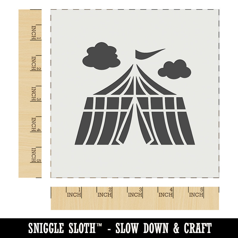 Circus Carnival Tent Wall Cookie DIY Craft Reusable Stencil