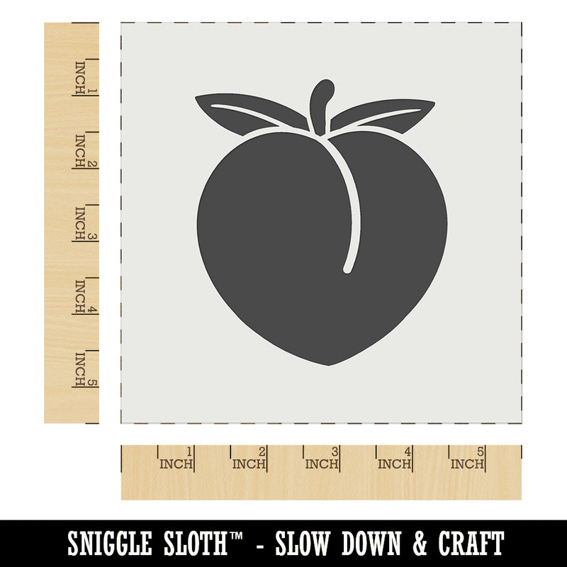 Plump Peach Solid Wall Cookie DIY Craft Reusable Stencil